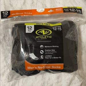 No-Show MEN’S Socks (Big & Tall)